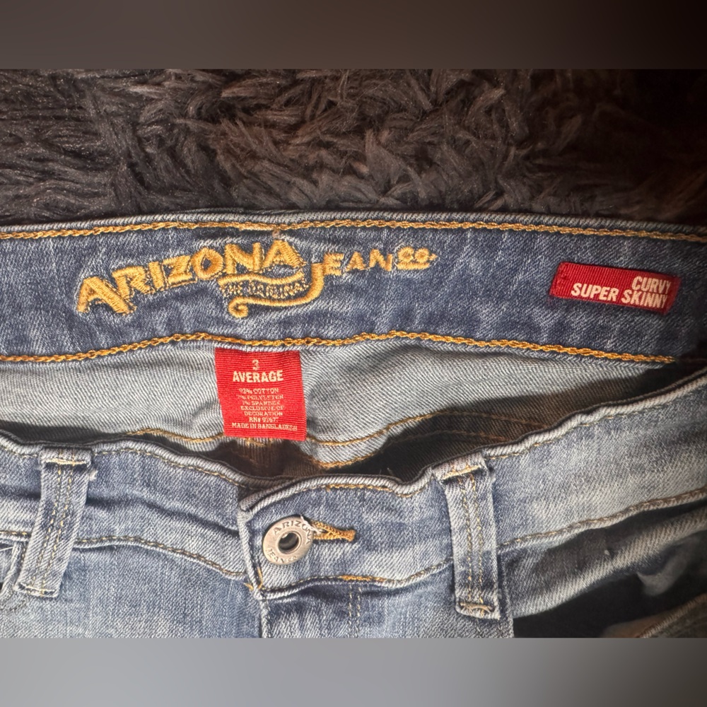 Arizona Jean Company Women's Skinny Jeans - Faded Blue